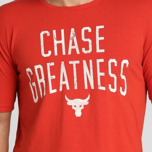 Under Armour Project Rock Chase Greatness T-Shirt - Picture 2 of 6